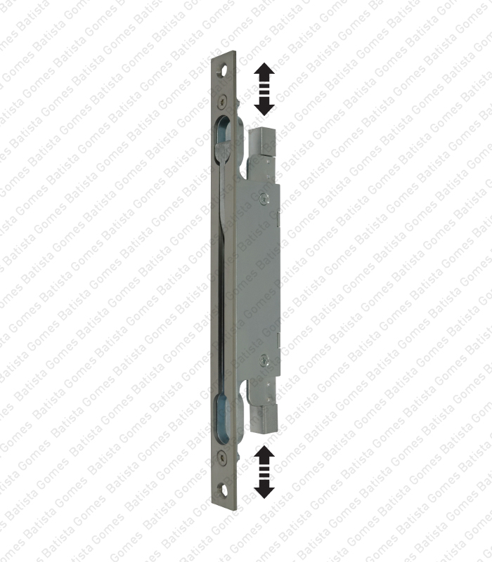 Fecho de embutir vertical - INOX 304